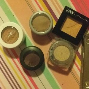 Colour-pop Mac L'Oreal and kiss eyeshadows